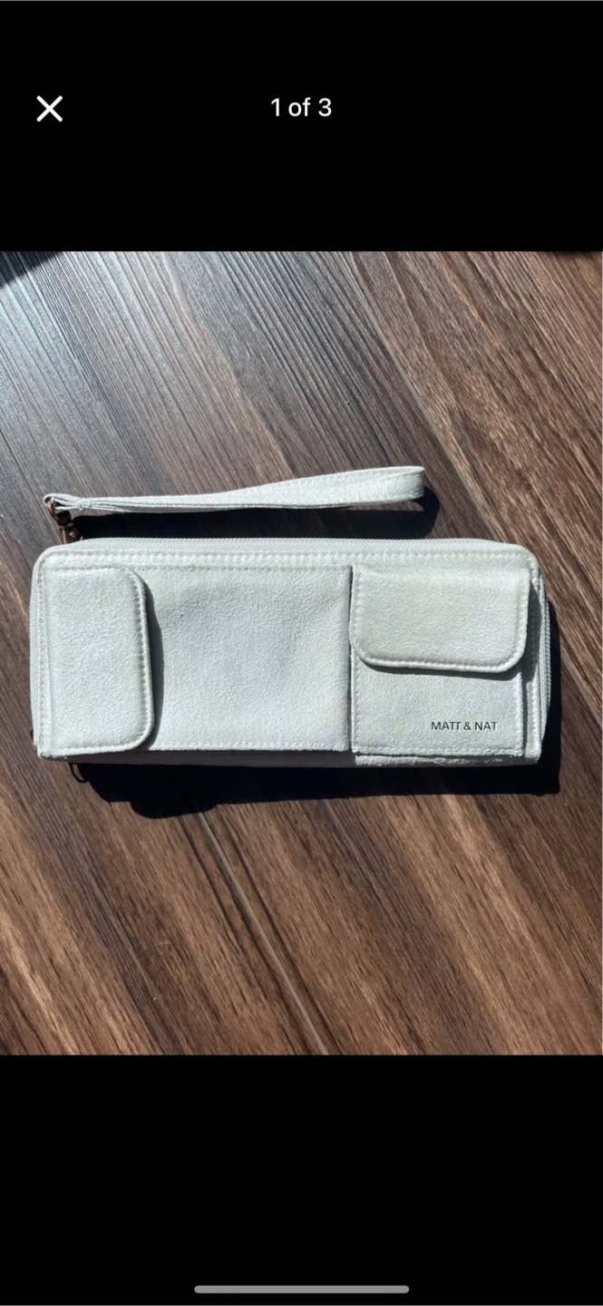 Matt & Nat Light Grey Wallet