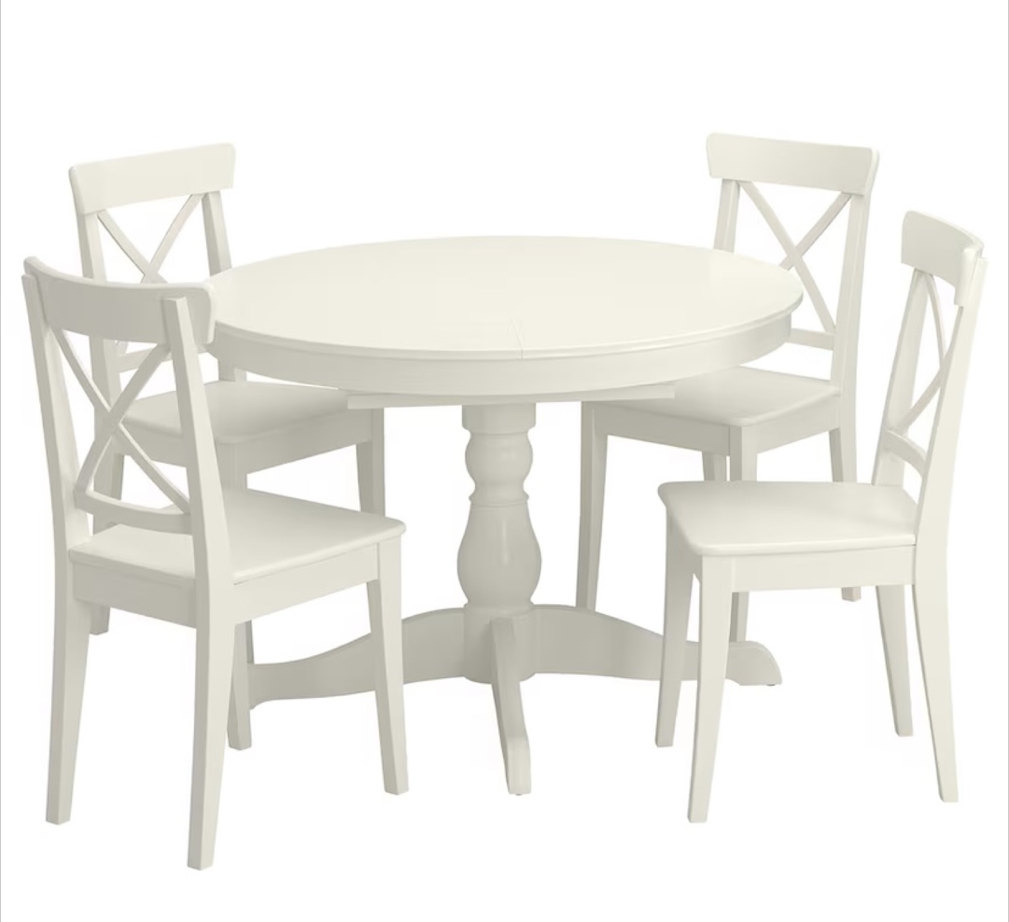 Round Dining Table and Chairs Set - photo 2
