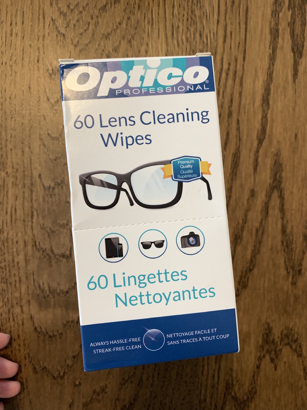 Optico Professional 60 Lens Cleaning Wipes