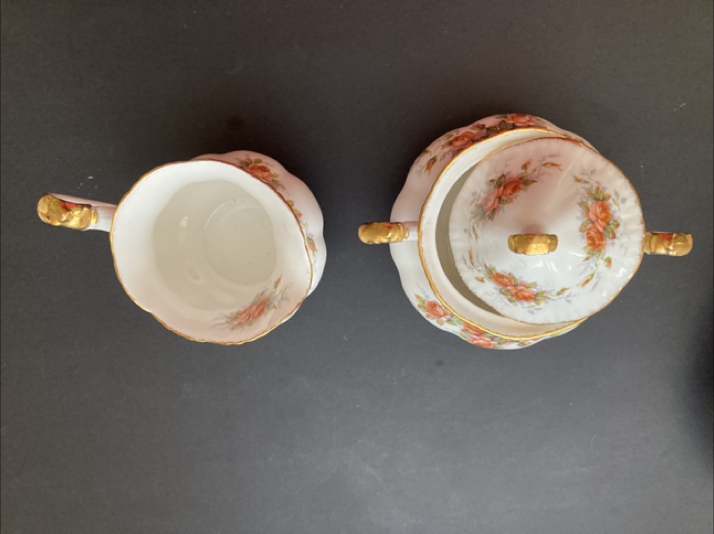Vintage  РAragon Creamer and Sugar Bowl Set - photo 5