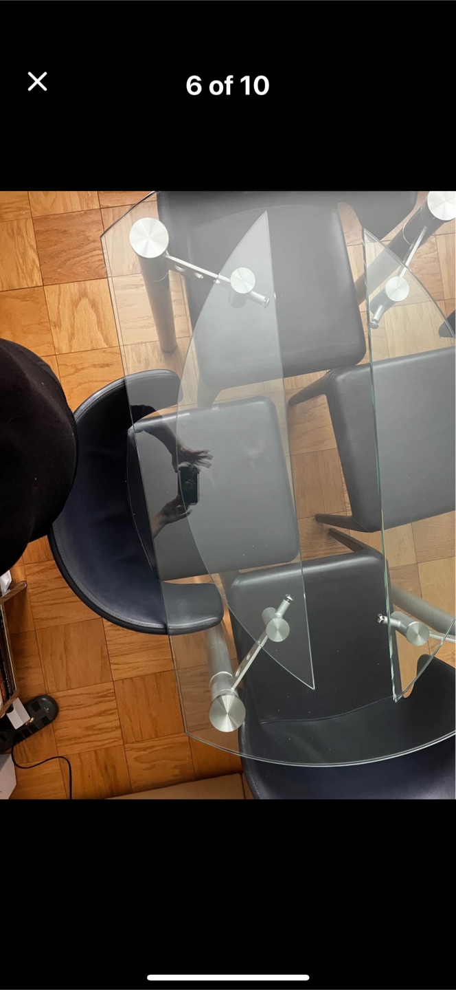 Round Dining Table and Chairs - photo 4