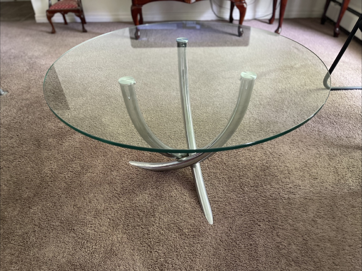 Glass Top Coffee Table - photo 2