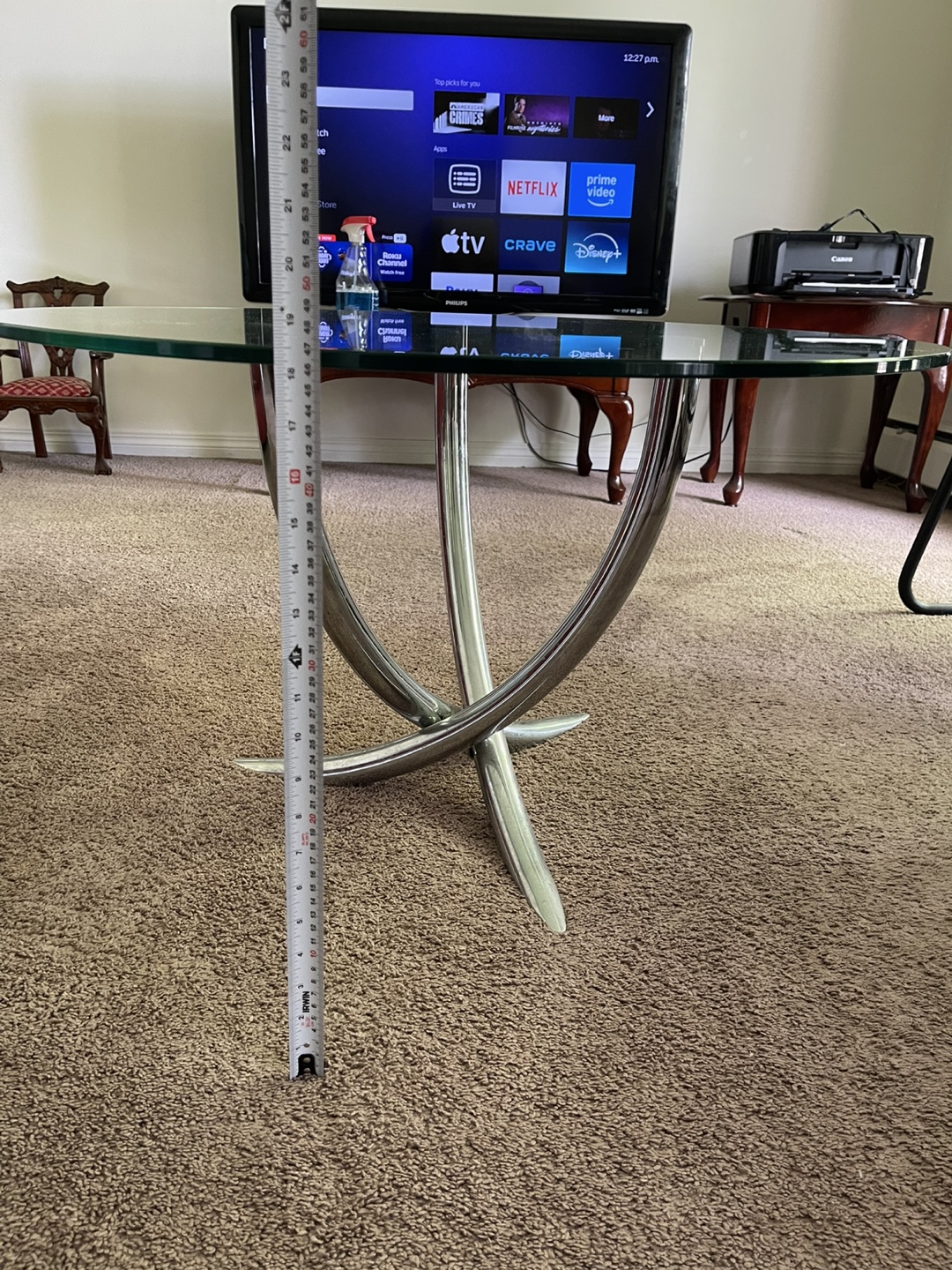 Glass Top Coffee Table - photo 3