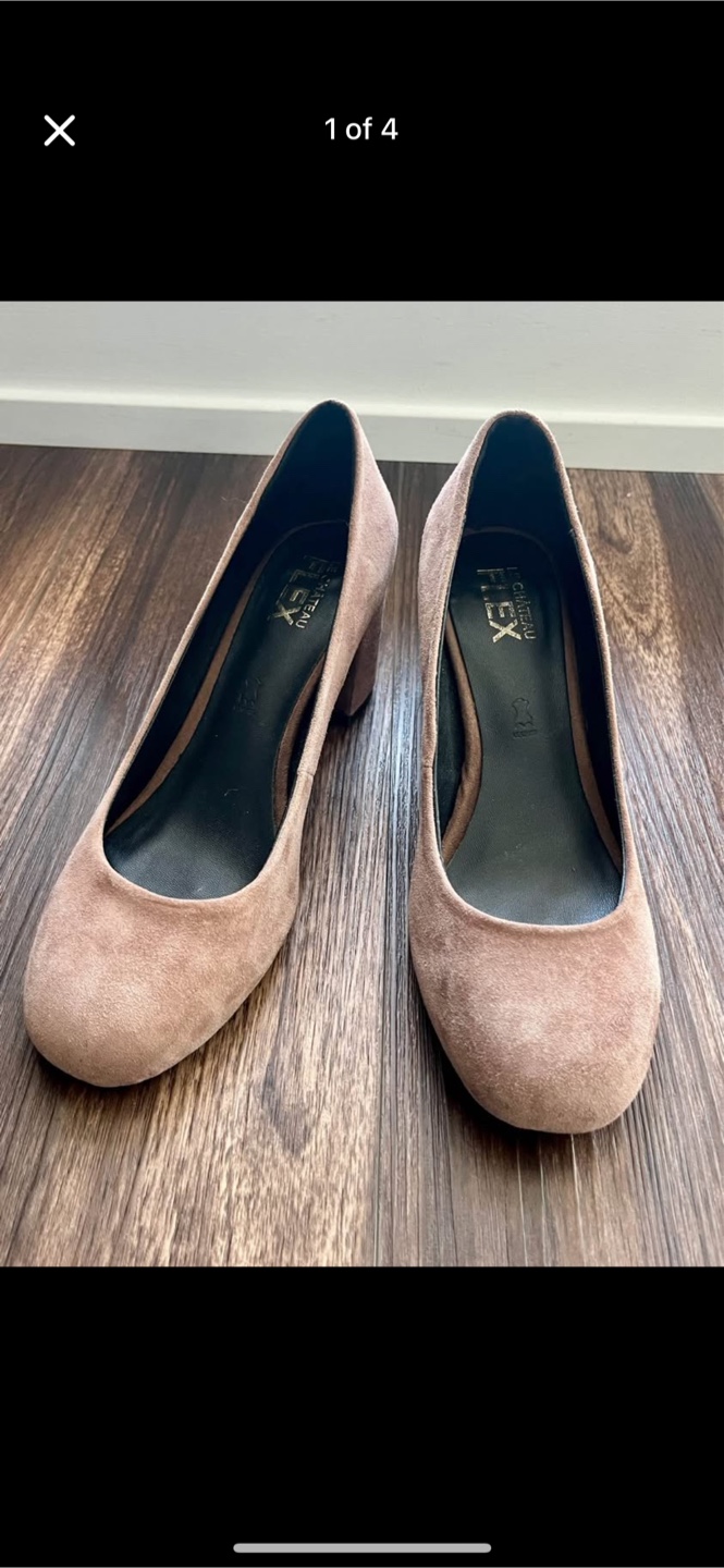 Block Heel Pumps - Size 37