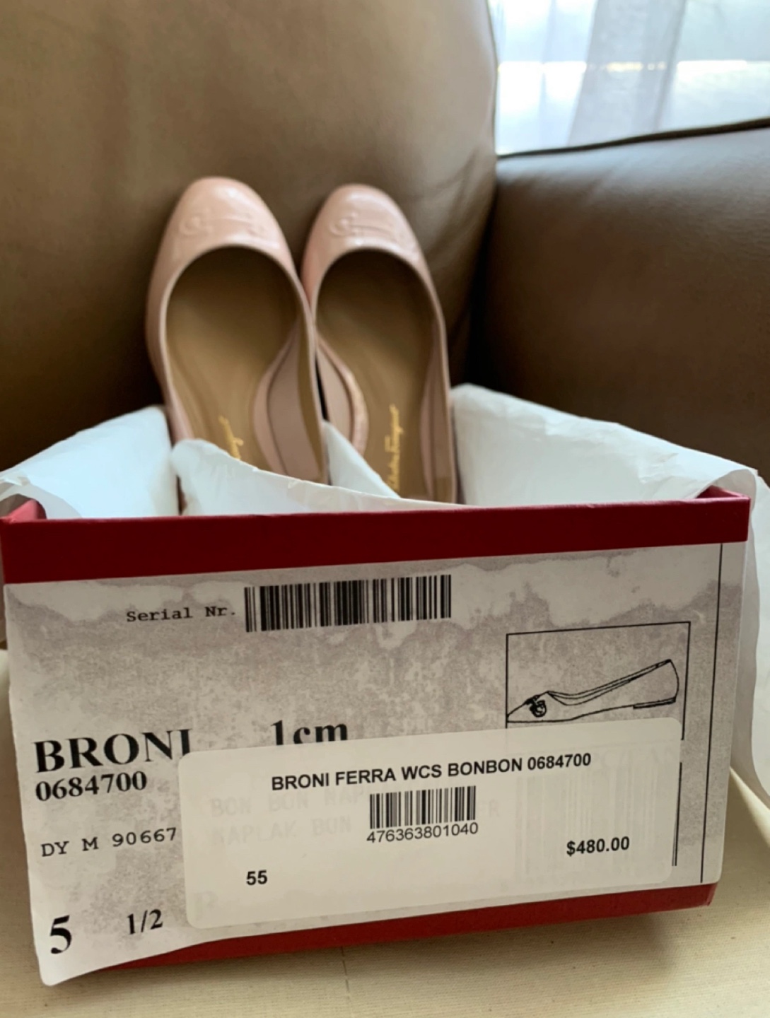 Salvatore Ferragamo Pink Flats - photo 2