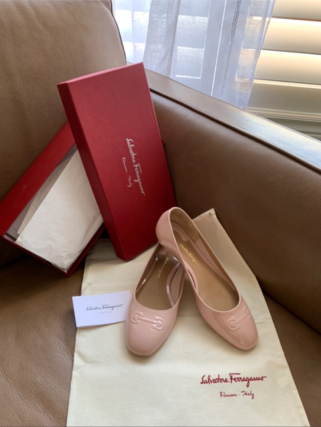 Salvatore Ferragamo Pink Flats - photo 4