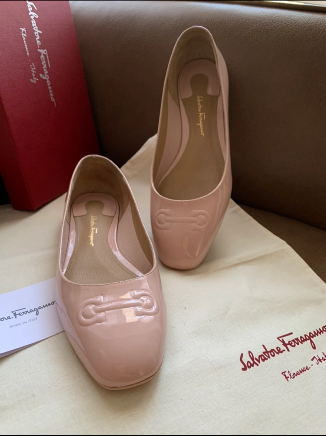 Salvatore Ferragamo Pink Flats - photo 3