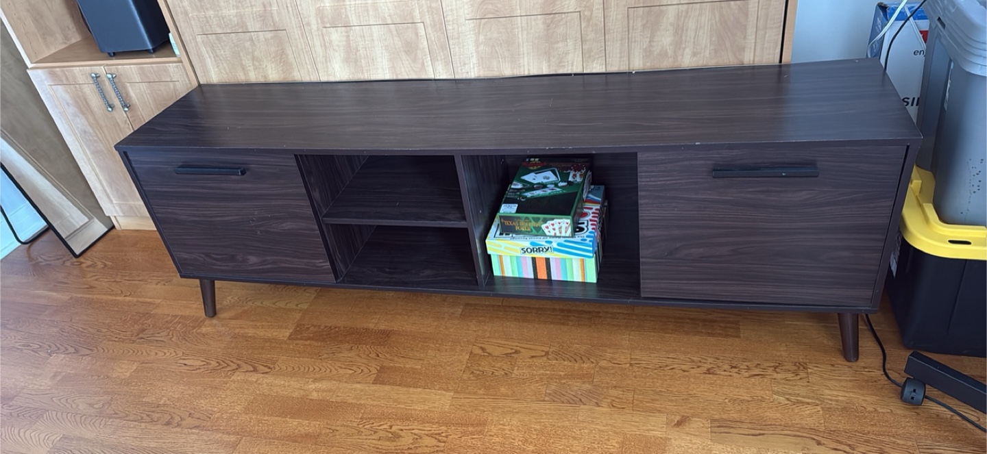 Dark Brown Entertainment Center