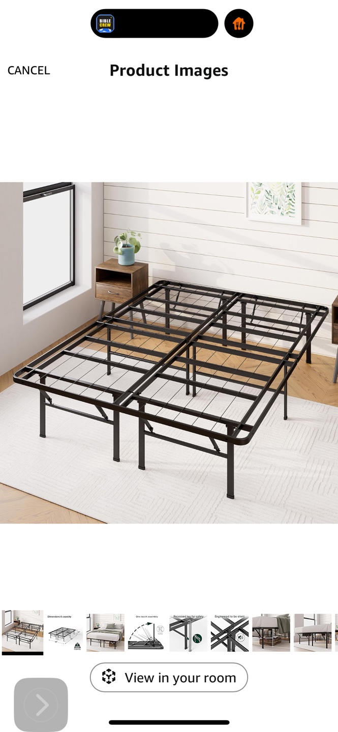 Queen size bed frame