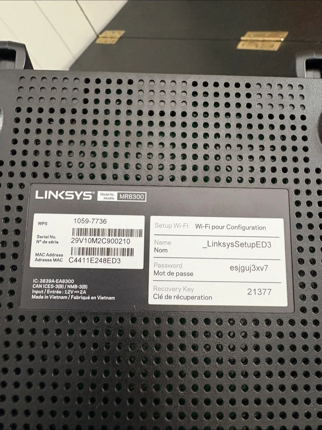 Linksys Router MR8300 image indicator(2)