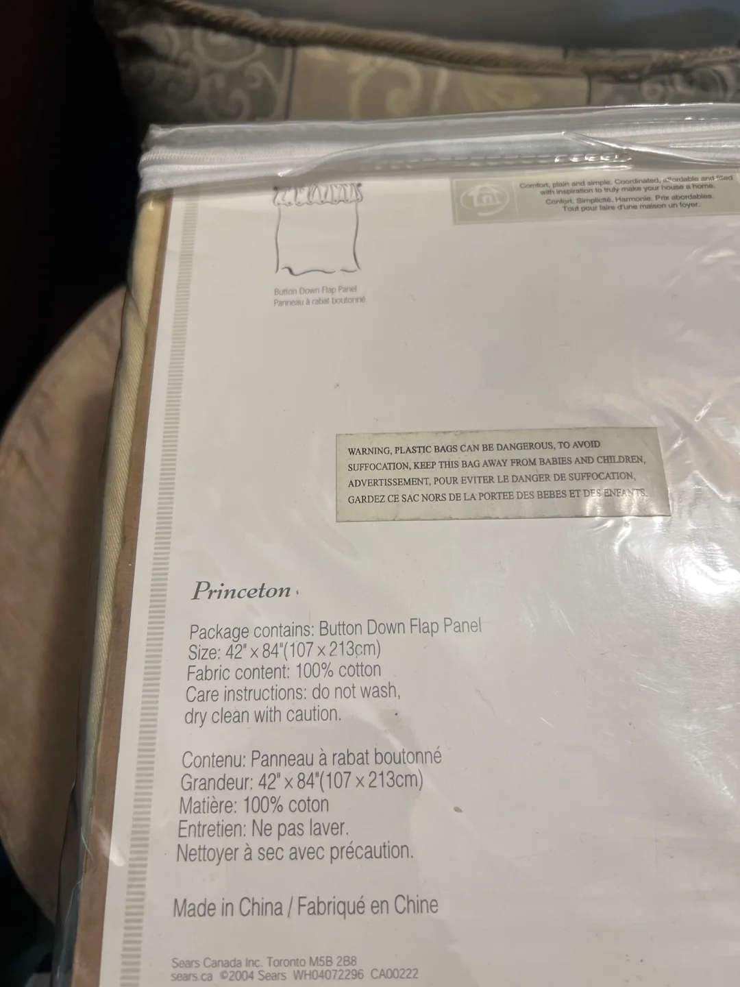 Whole Home Button Down Flap Panel Curtains image indicator(2)