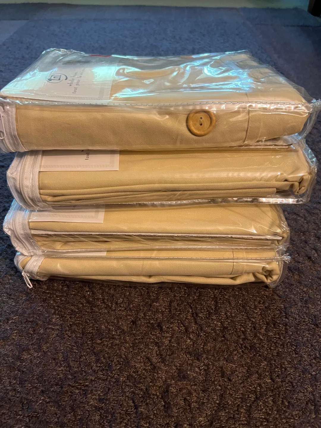 Whole Home Button Down Flap Panel Curtains image indicator(4)