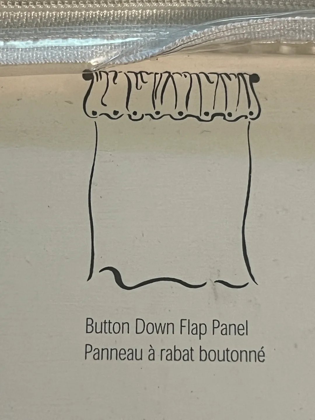 Navy button-down curtains image indicator(2)