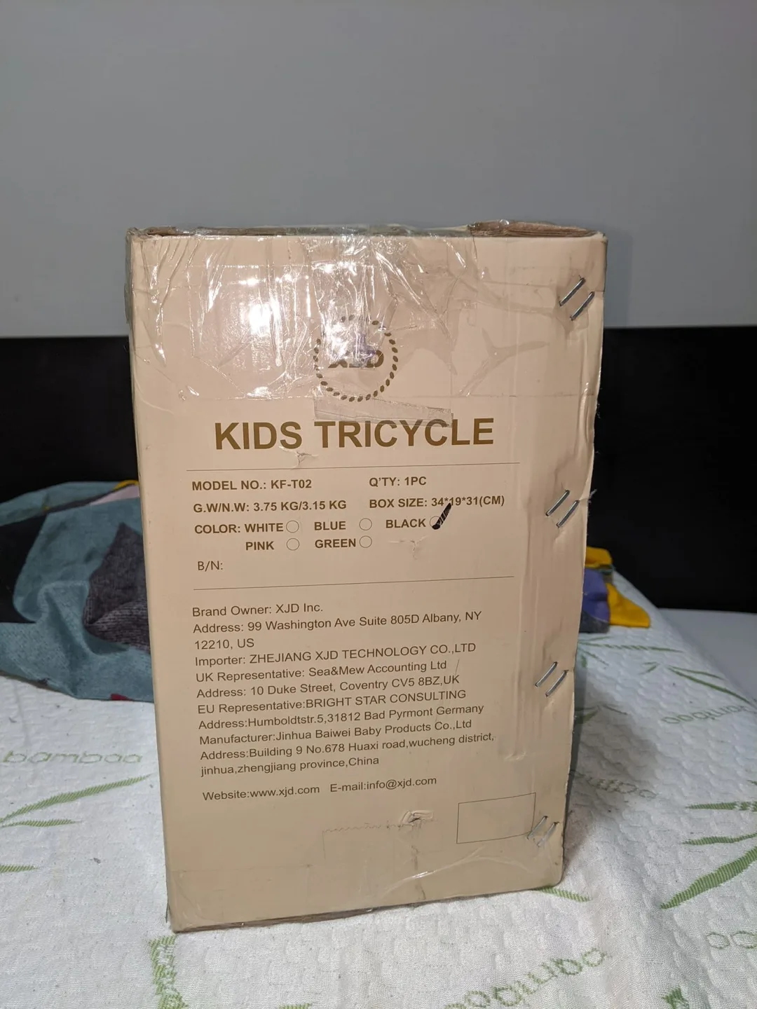 Brand new XJD Kids Tricycle image indicator(2)