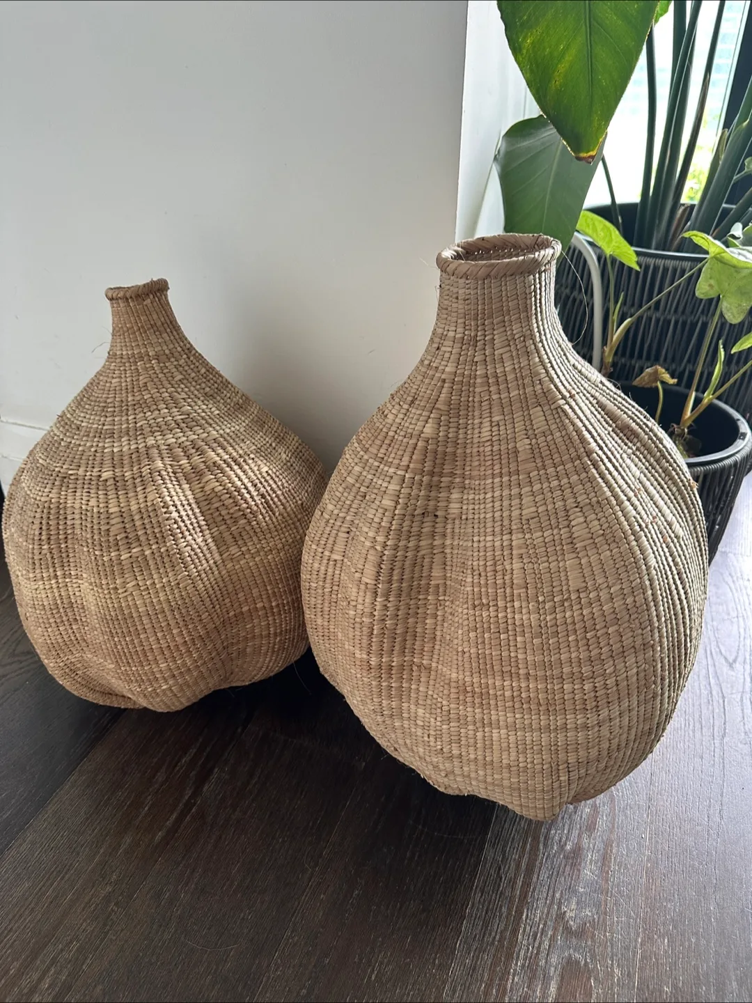 Handmade Woven Basket Vases image indicator(2)