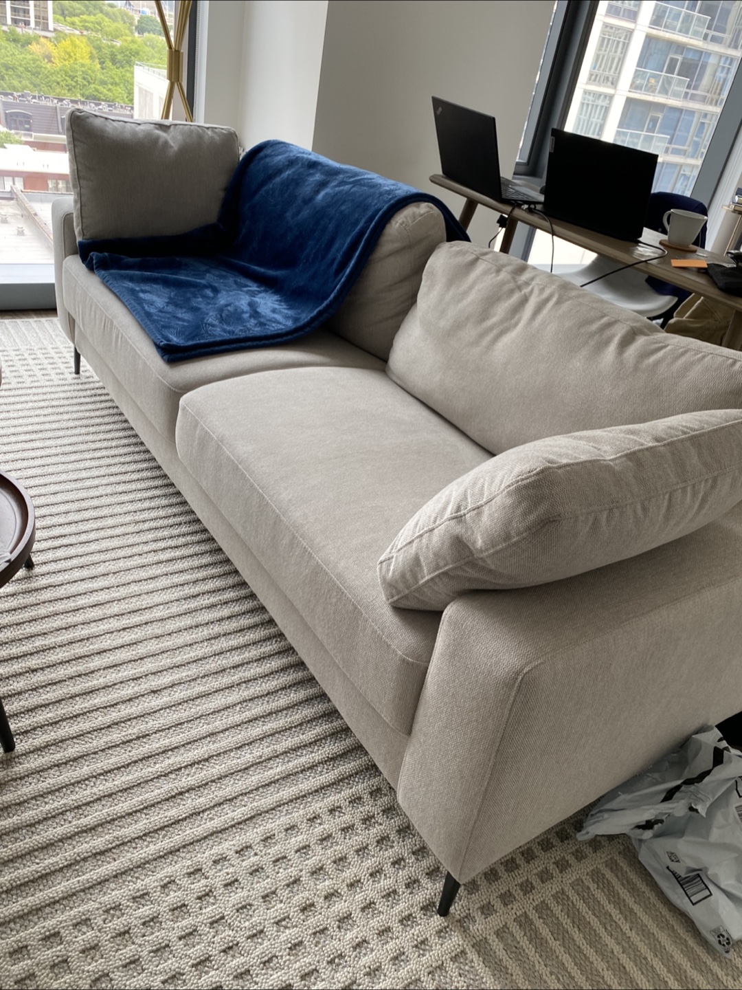 Light Gray Sofa - photo 2