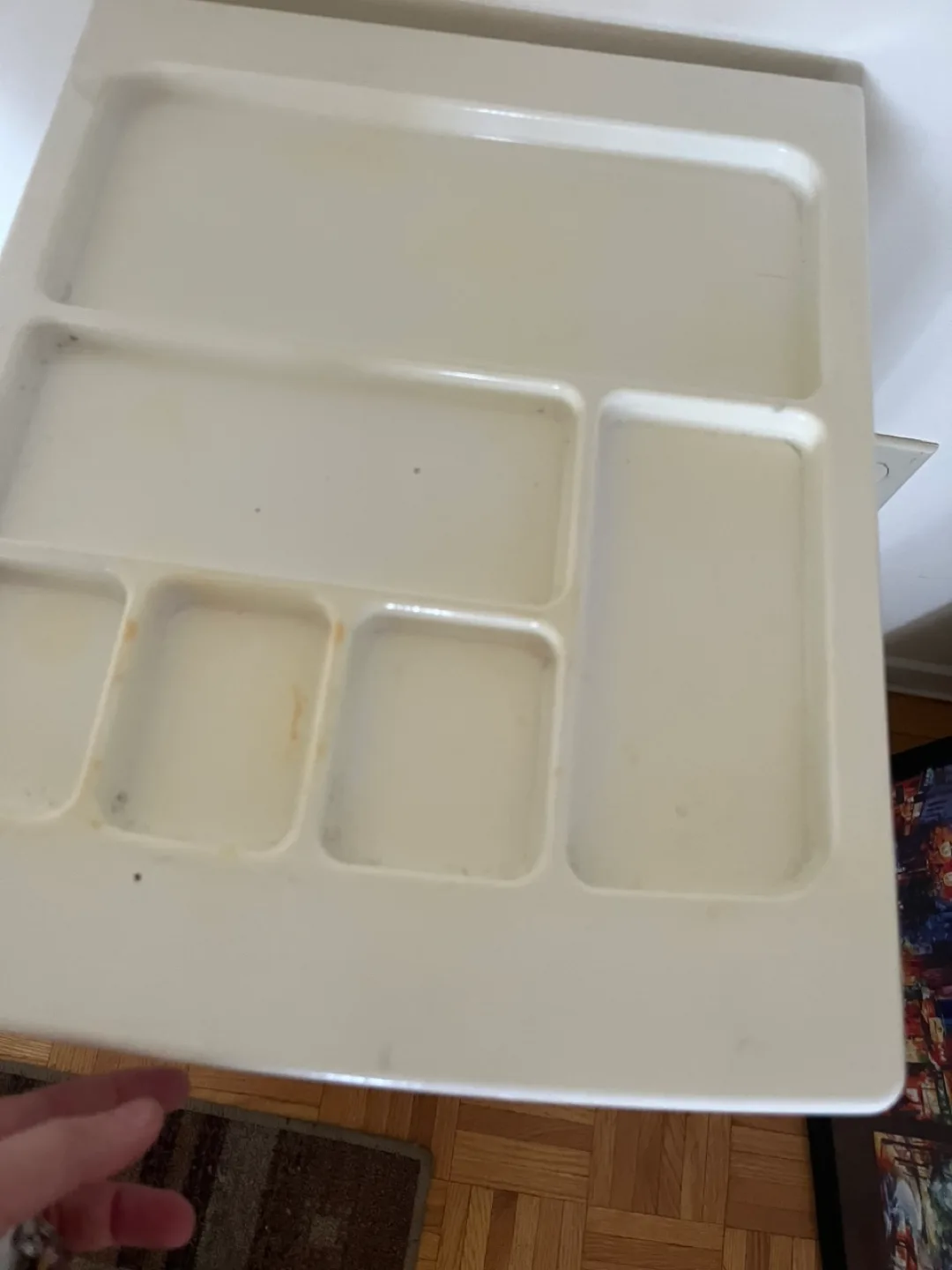 White Plastic 3-Drawer Storage Unit image indicator(2)