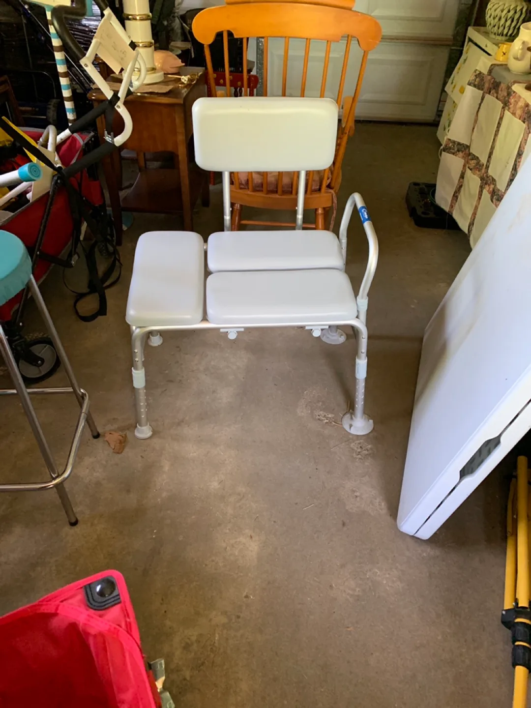 Shower Bench with Back and Armrest thumbnail