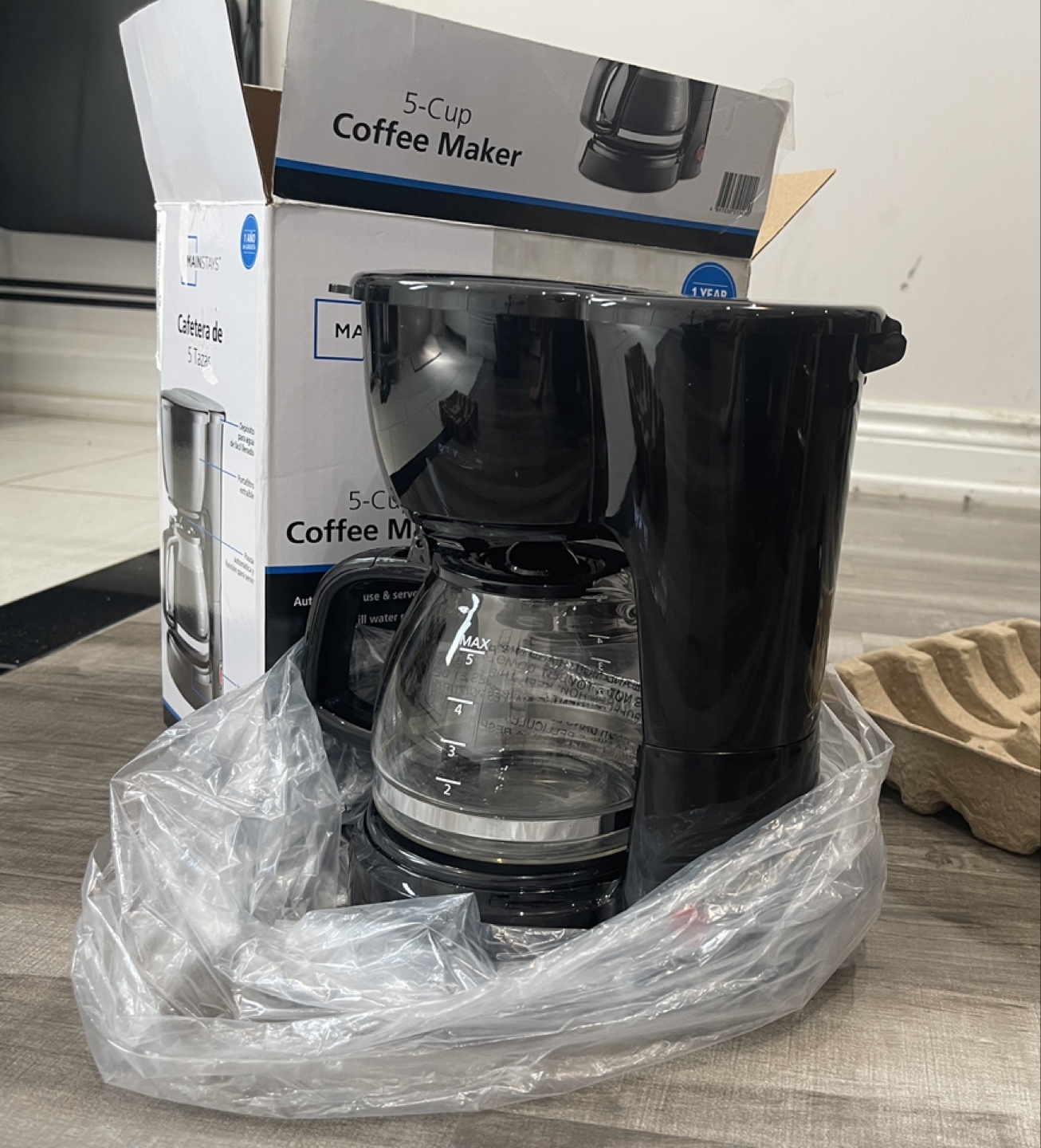 MAINSTAYS 5-Cup Coffee Maker - photo 4