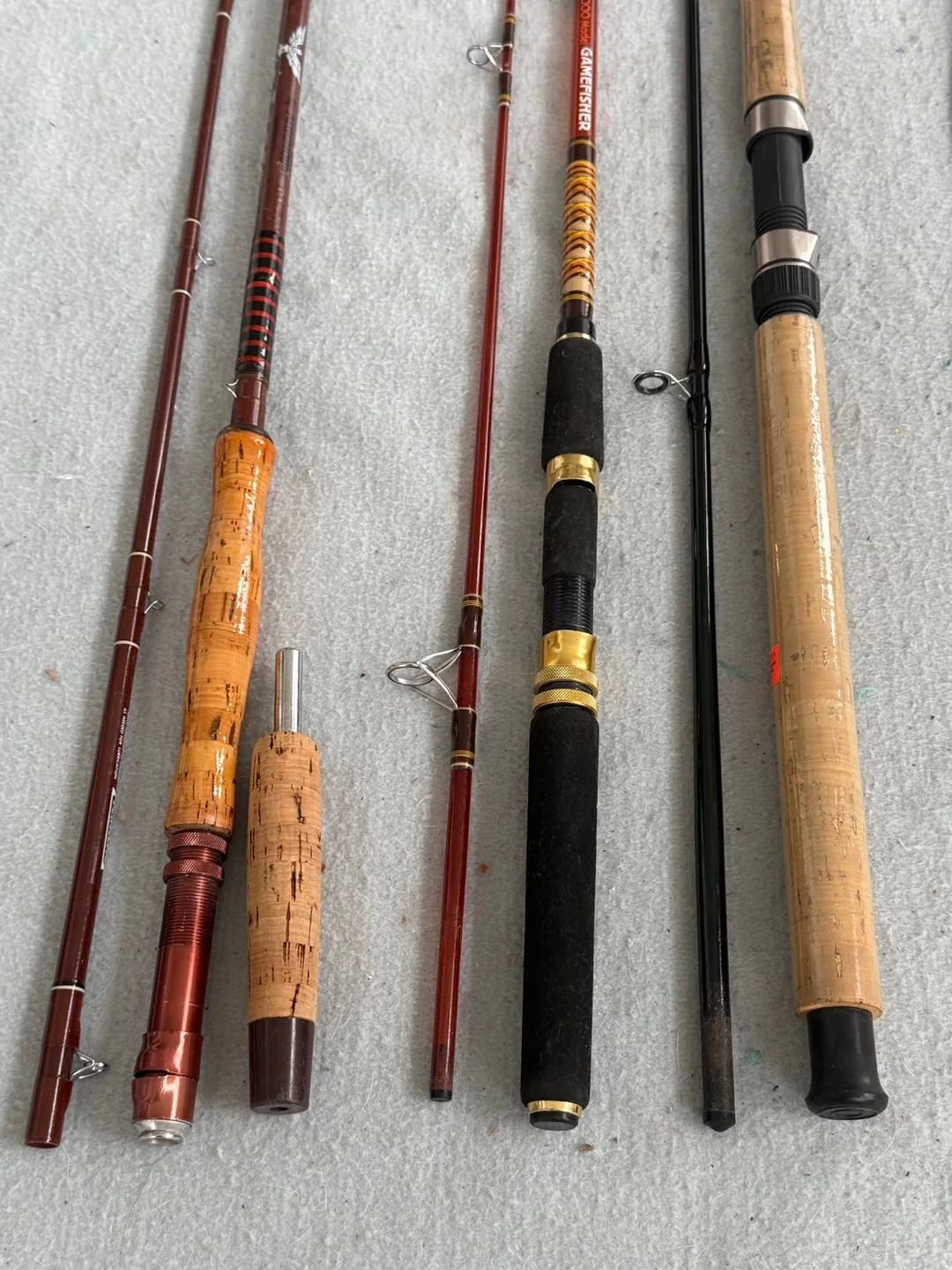 Fishing Rods Assortment Hardy Fenwick Gamefisher image indicator(8)