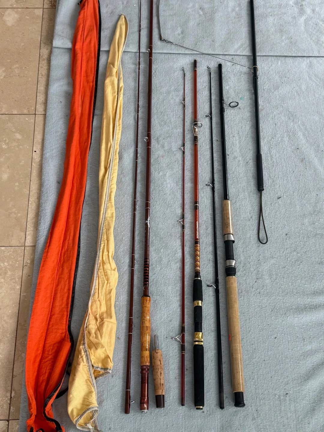 Fishing Rods Assortment Hardy Fenwick Gamefisher image indicator(9)