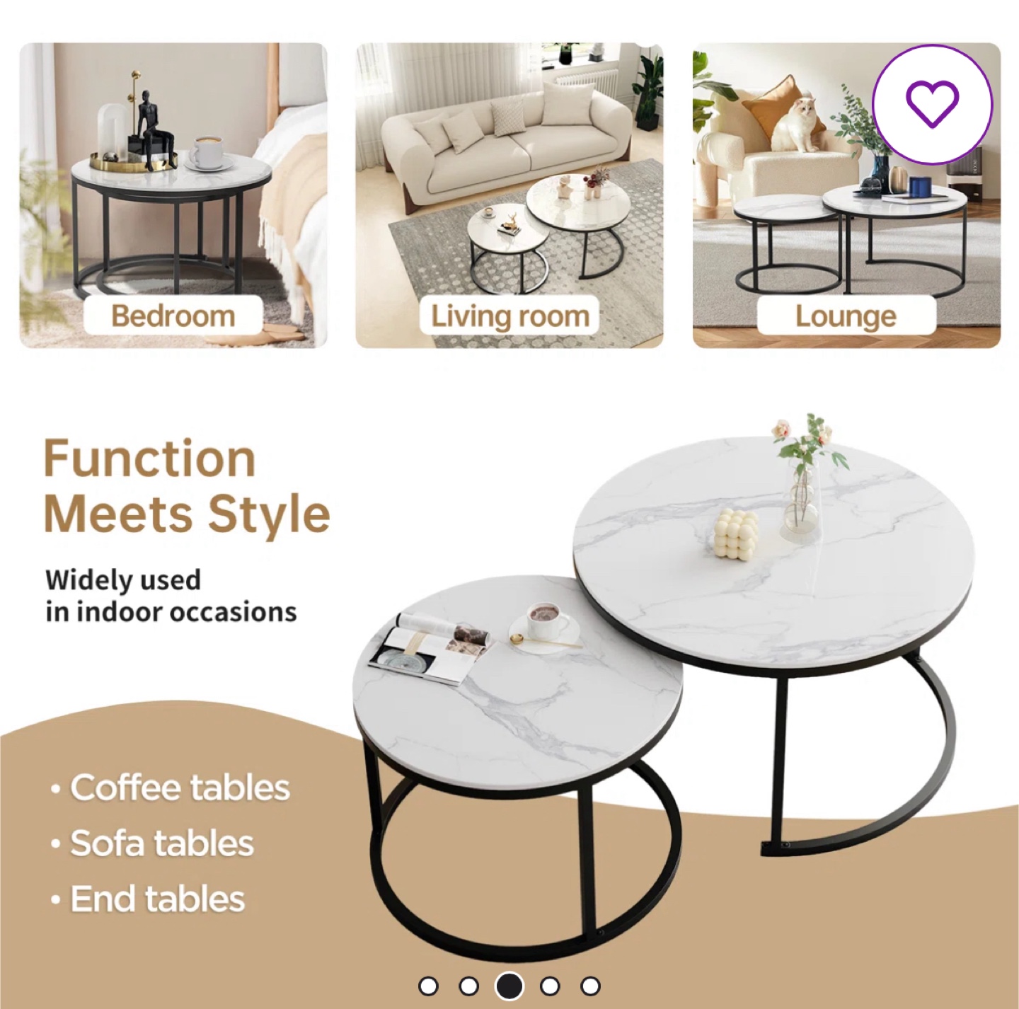 Nesting Coffee Tables - photo 3