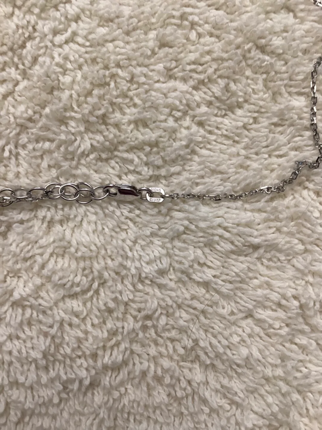 CUBIC ZIRCON/SILVER INFINITY NECKLACE image indicator(5)