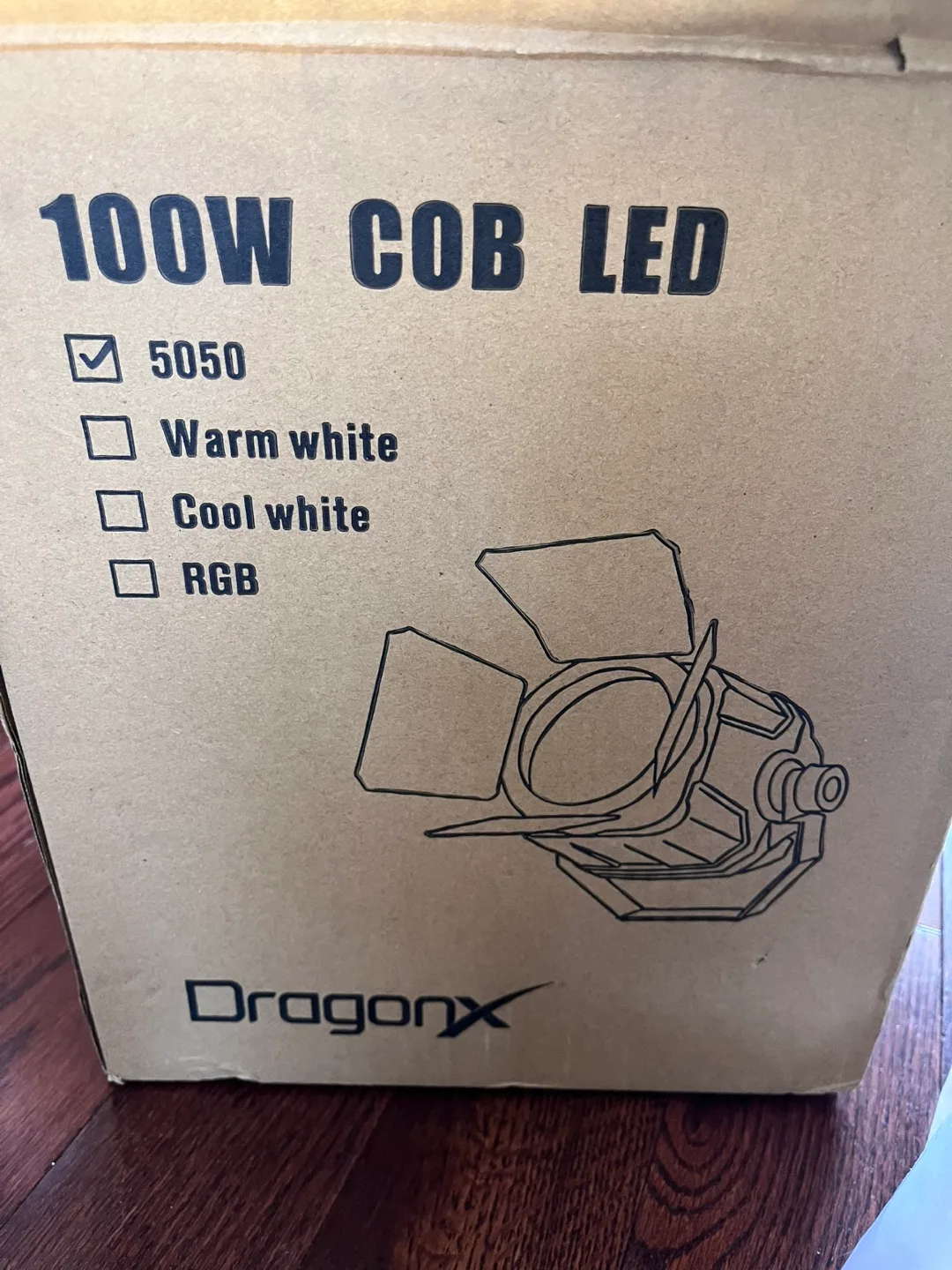 DragonX 100W COB LED Spotlight thumbnail