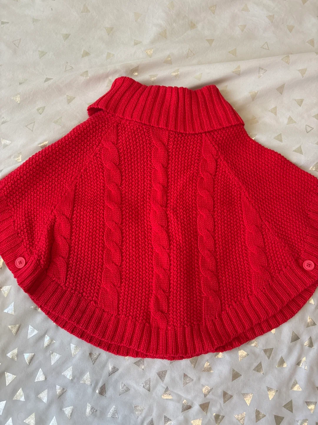 Knit poncho thumbnail