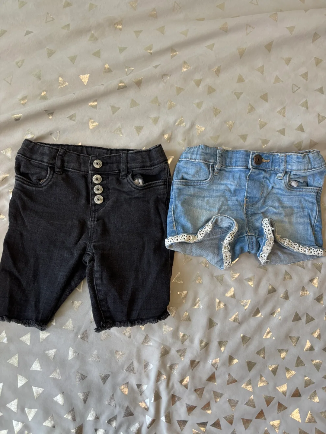 Kids denim shorts thumbnail