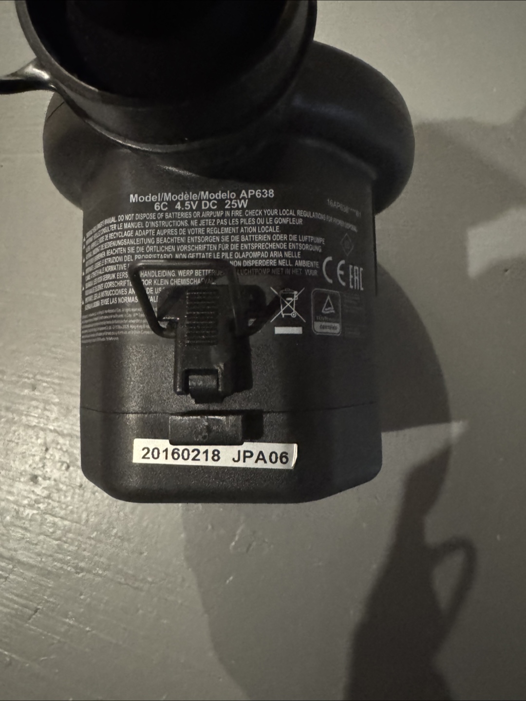 Intex Quick Fill Air Pump - photo 2
