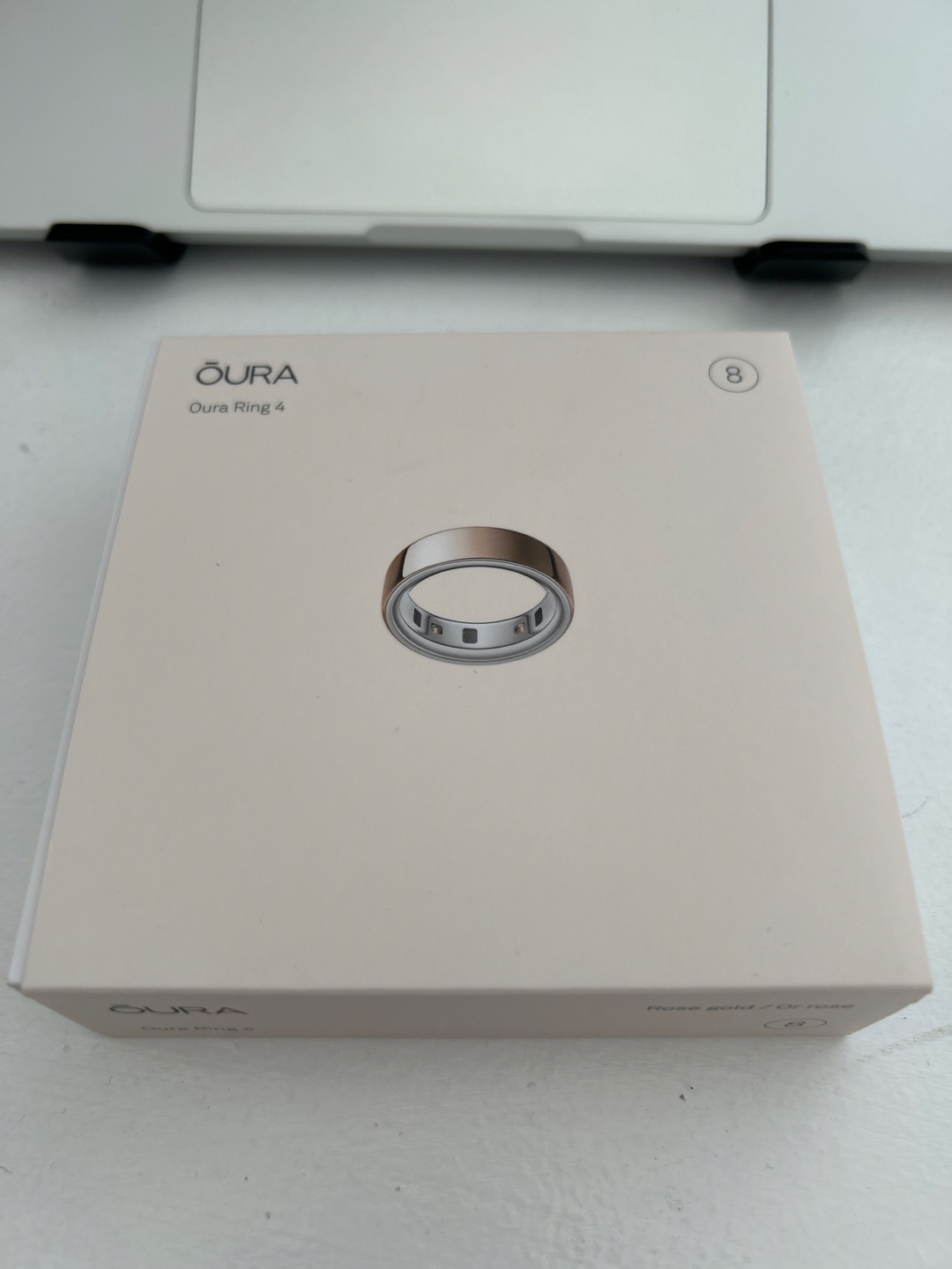 Oura Ring 4, Rose Gold, Size 8 - photo 3