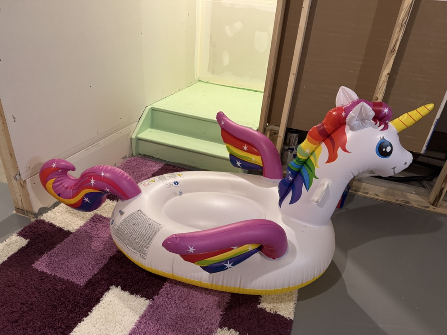Inflatable Unicorn Pool Float