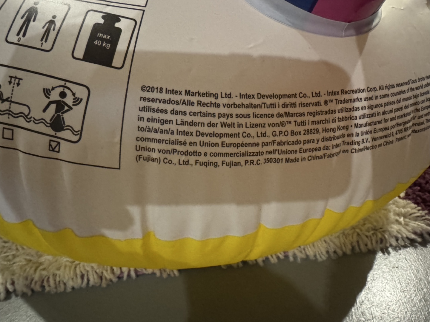 Inflatable Unicorn Pool Float - photo 5