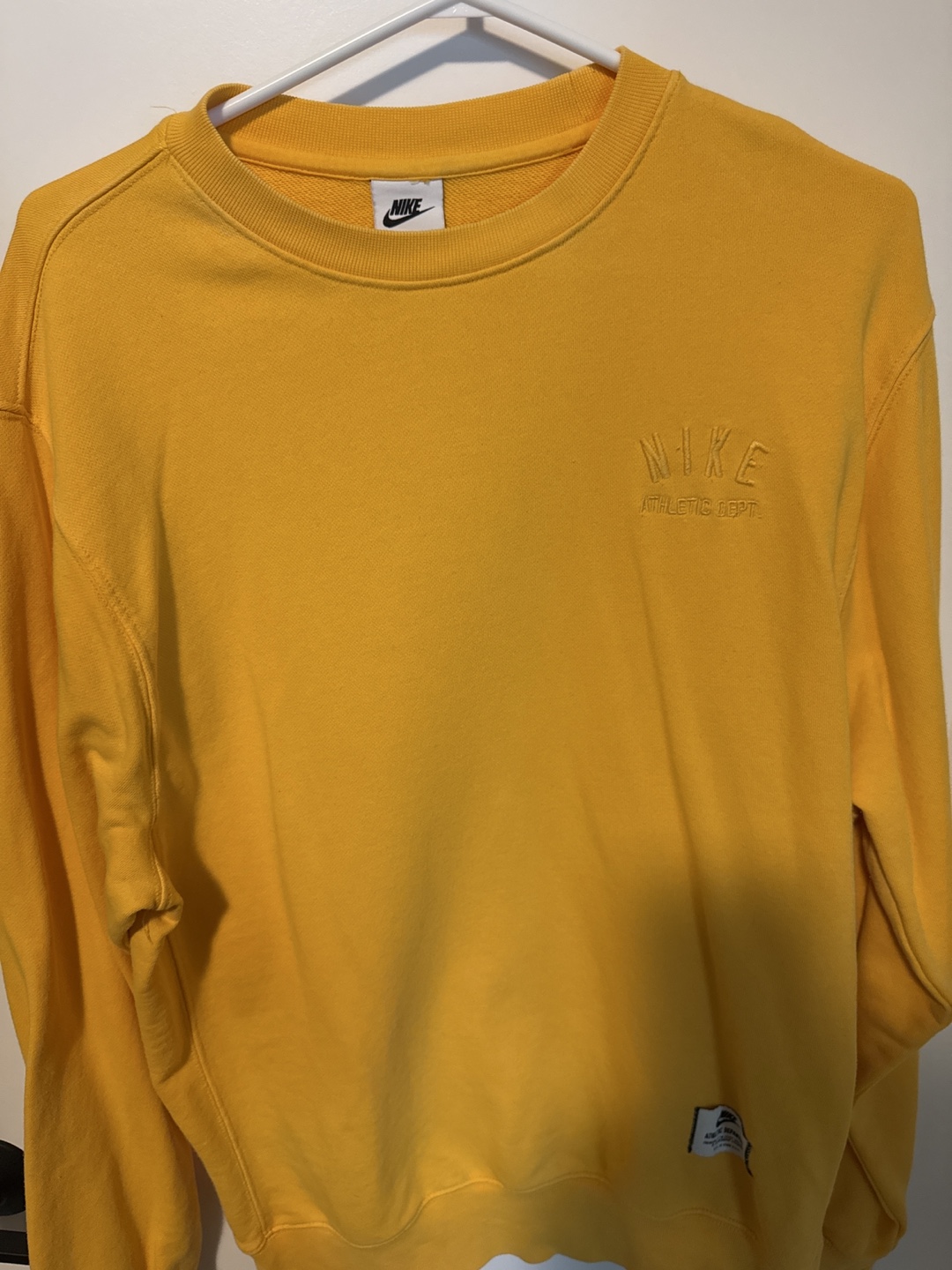 Nike Athletic Department Yellow Sweatshirt - photo 3
