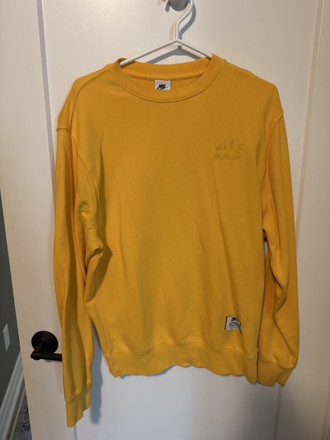 Nike Athletic Department Yellow Sweatshirt