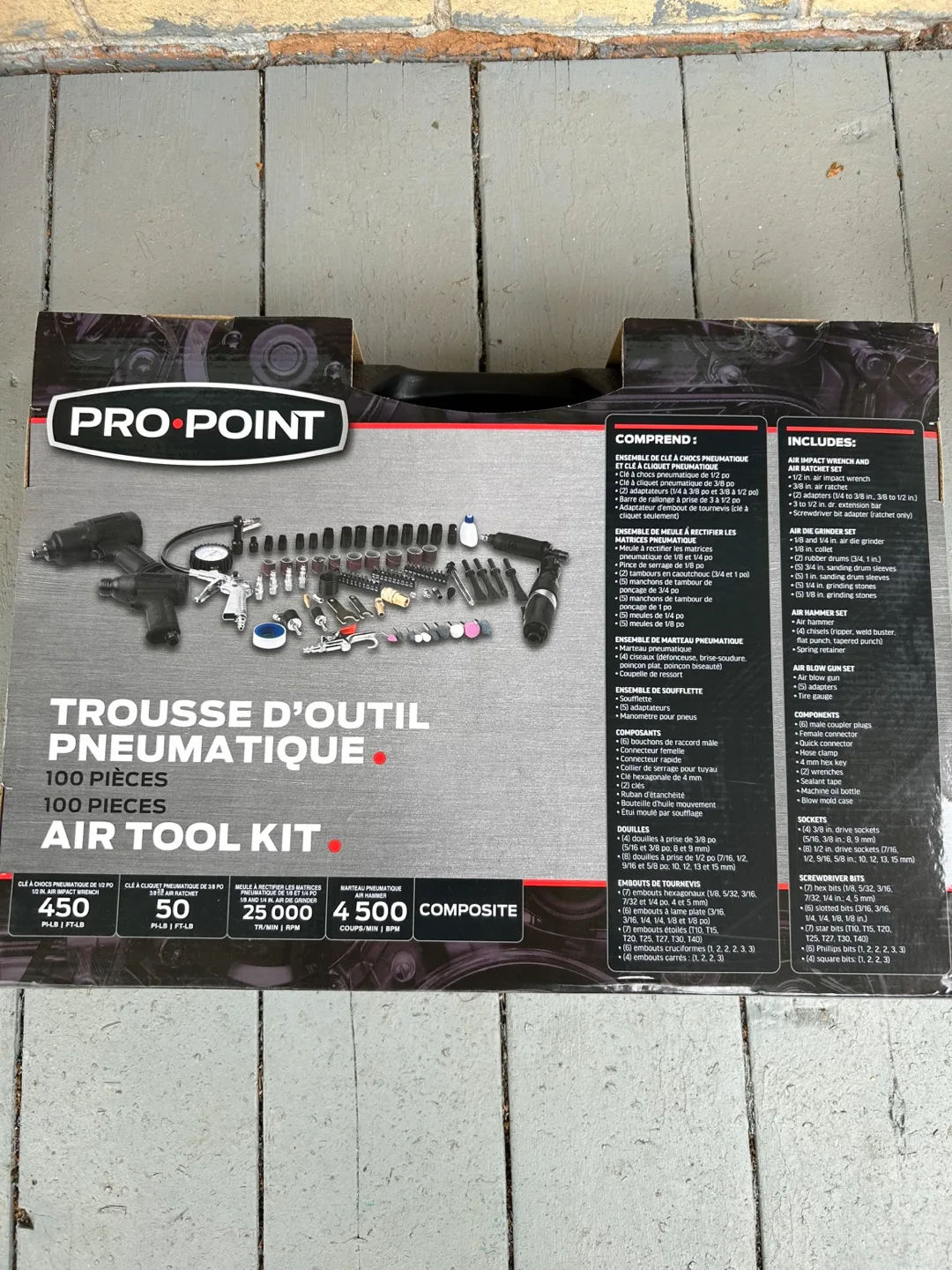 Pro-Point 100 Piece Air Tool Kit thumbnail