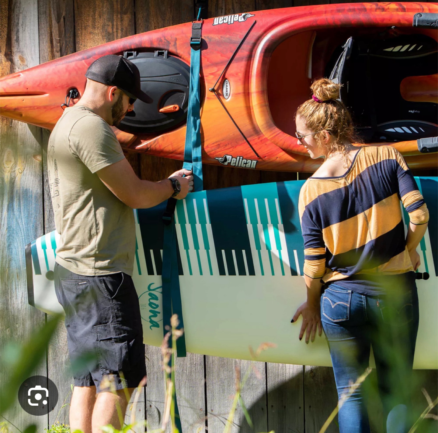 Brand New Pumeo Double Kayak Canoe Storage Straps Set - photo 5