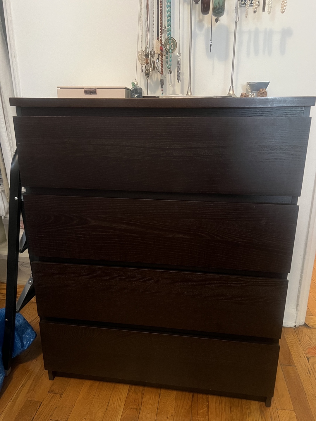 Black 4-Drawer Dresser