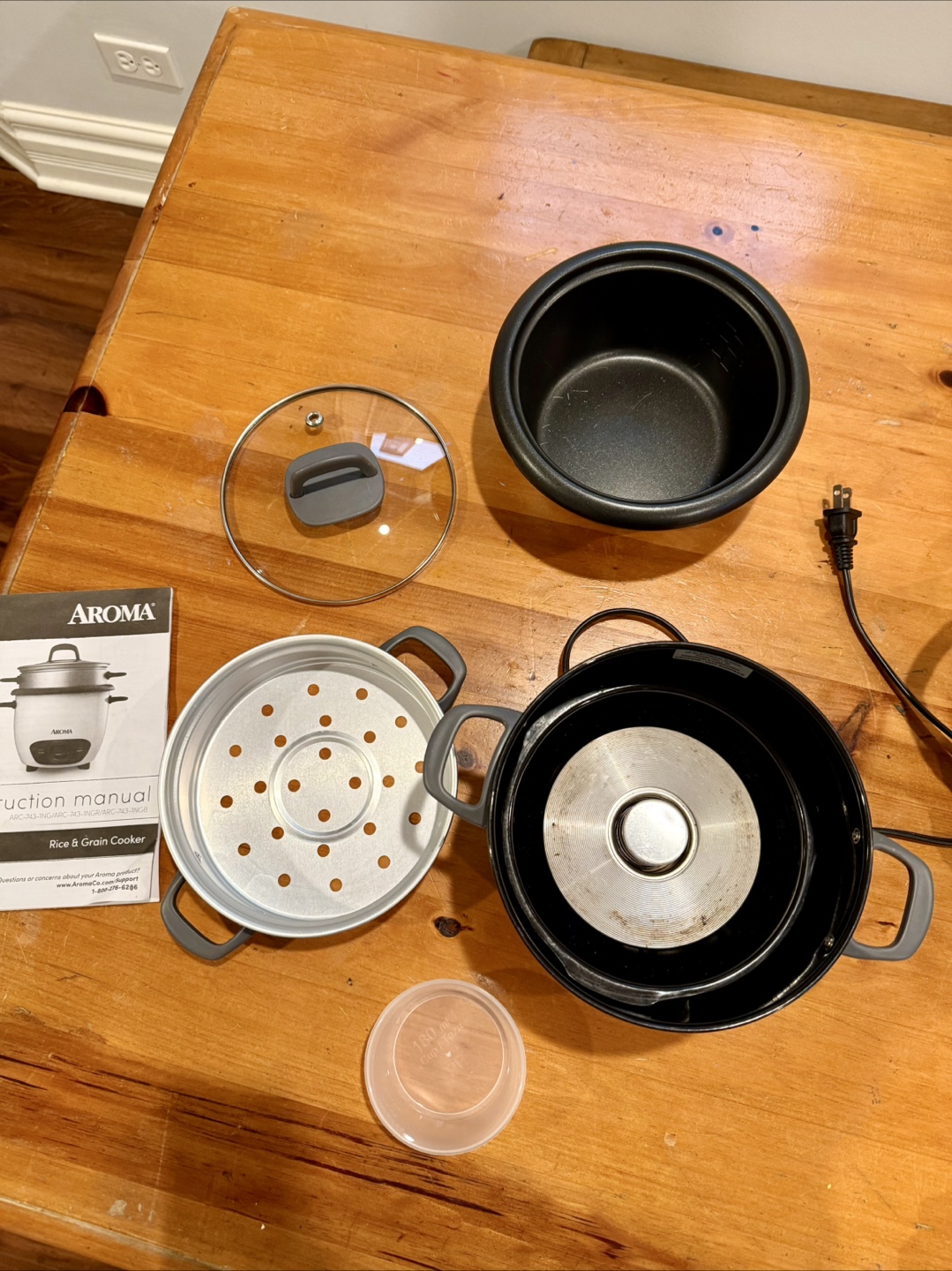 Aroma Grain & Rice Cooker - 1.5 Quart - photo 5