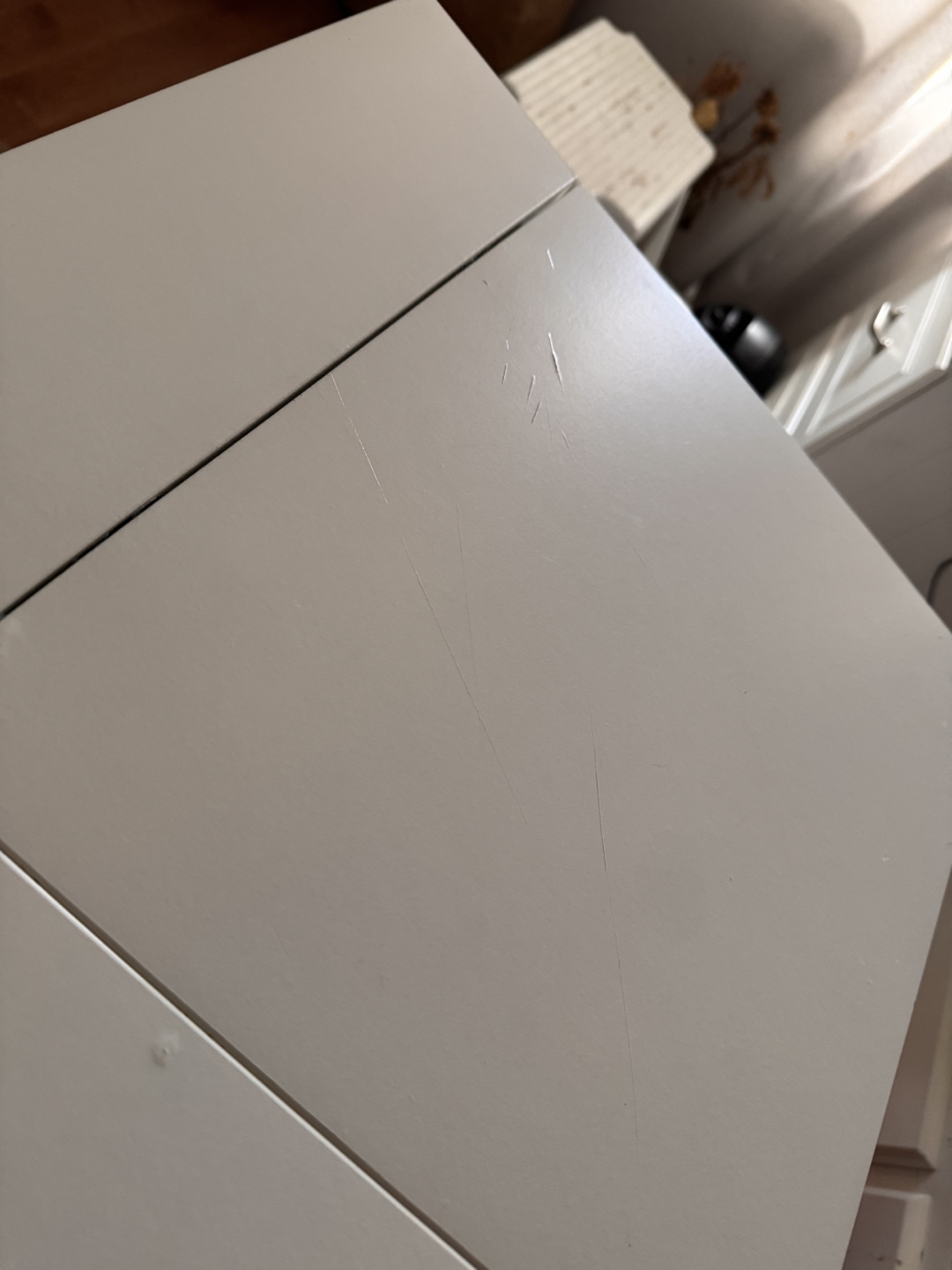 Ikea white vanity table with mirror - photo 4