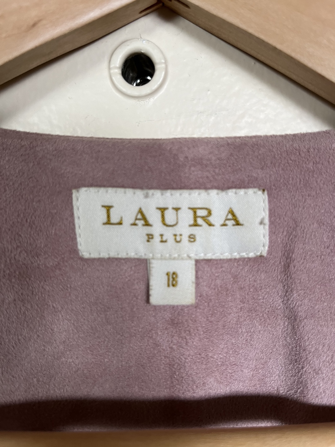 Suede Mauve Jacket with Studded Cuffs - photo 2
