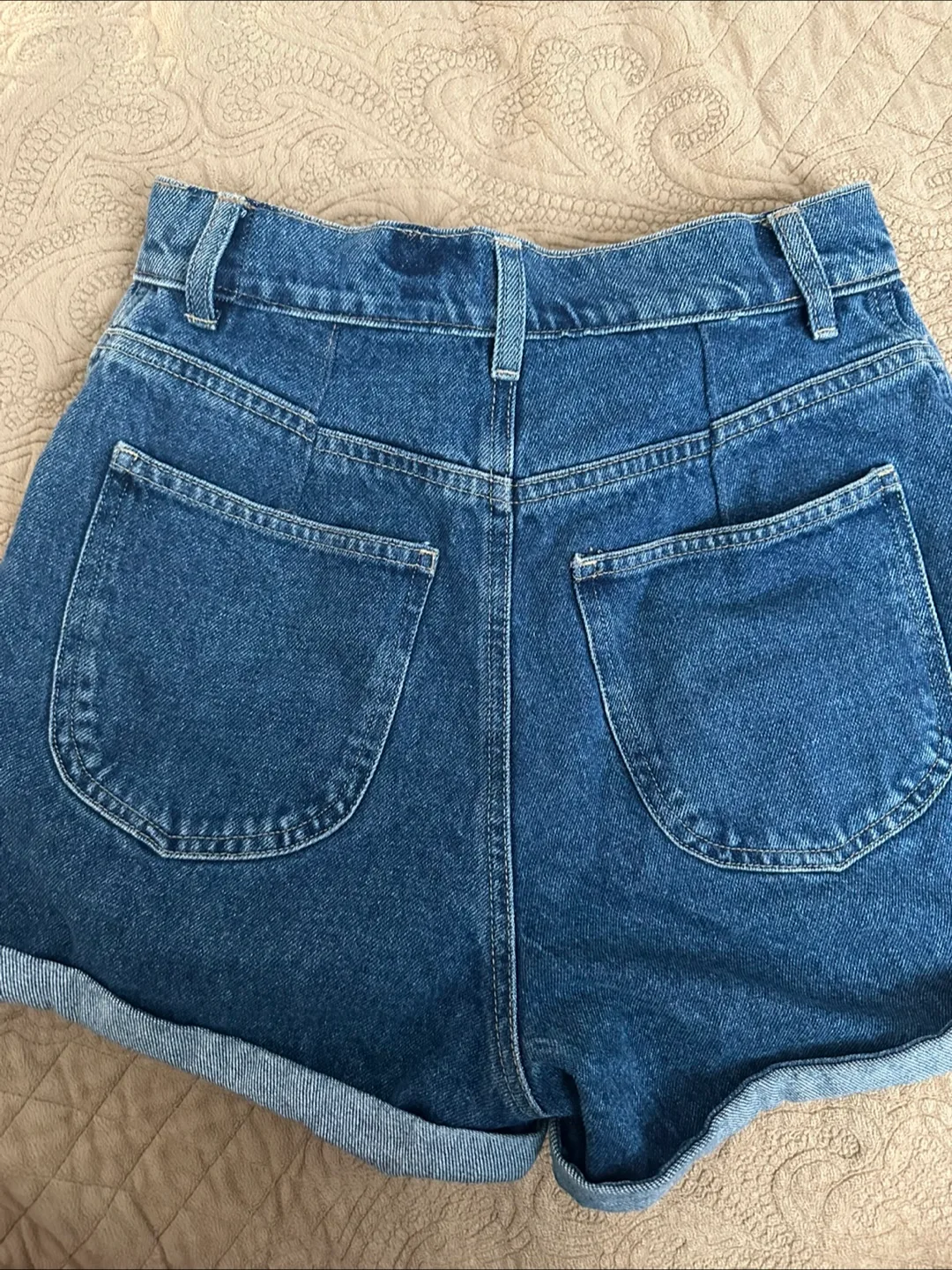 LCW Jeans Denim Shorts with Belt image indicator(3)