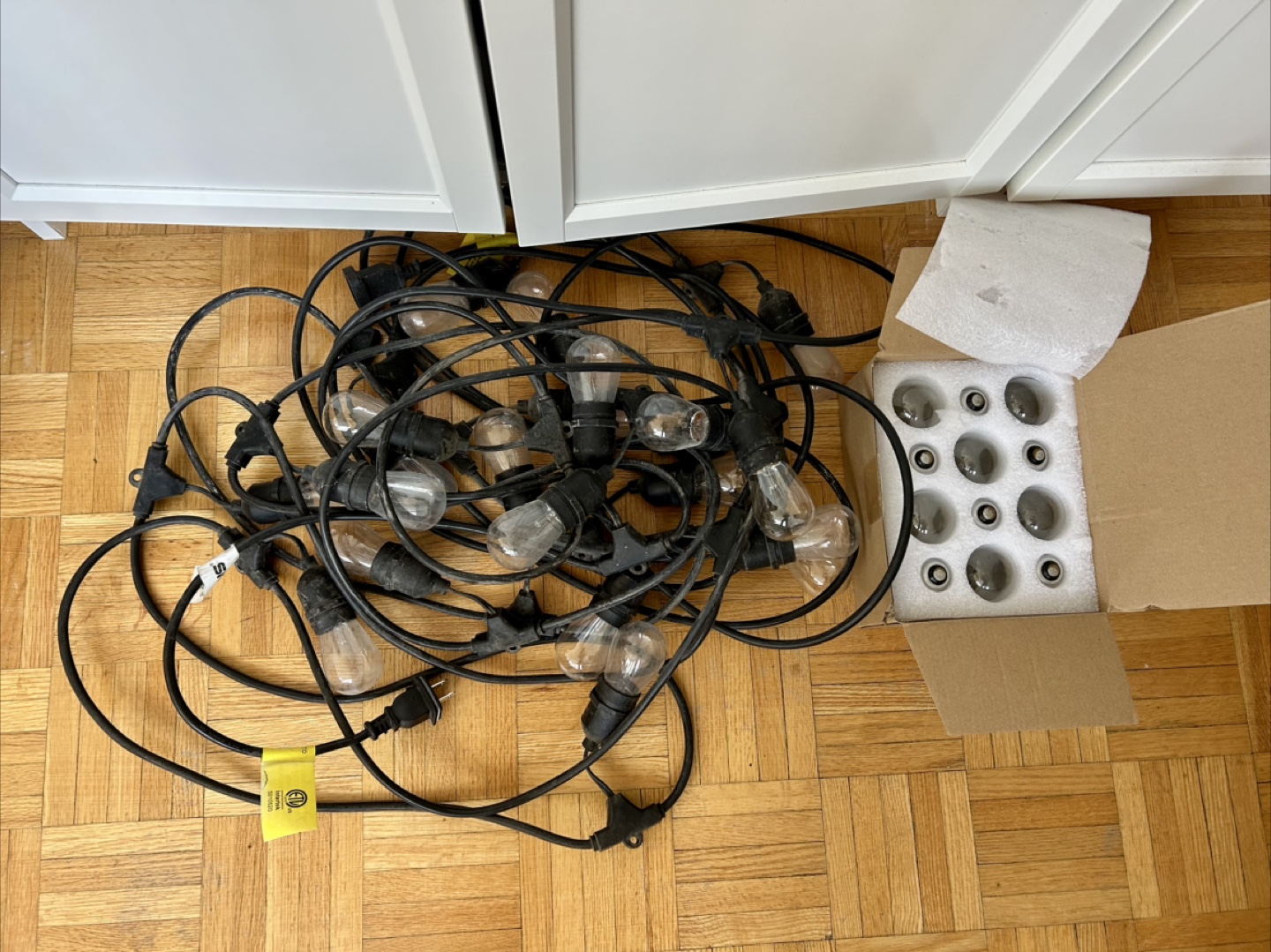 48-foot string of outdoor string lights