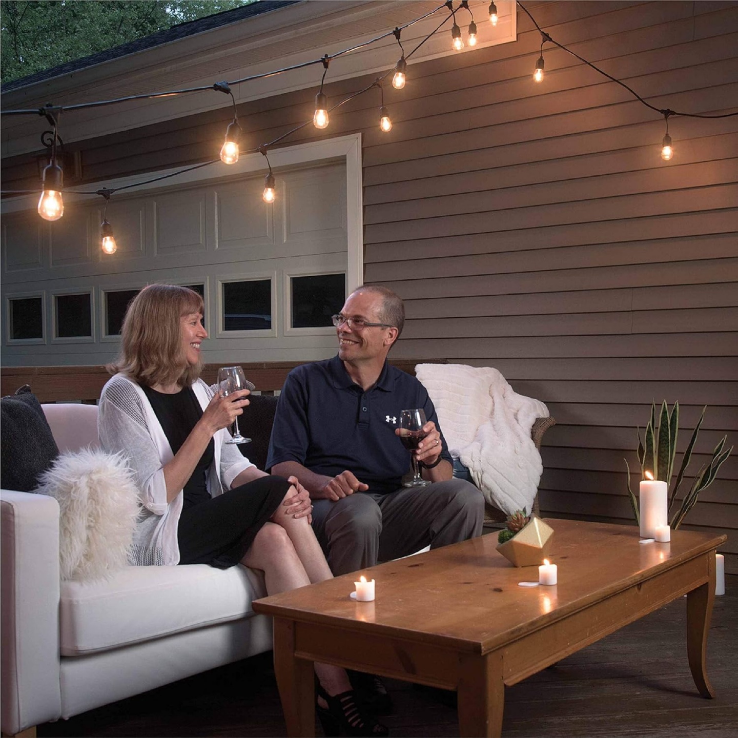 48-foot string of outdoor string lights - photo 4
