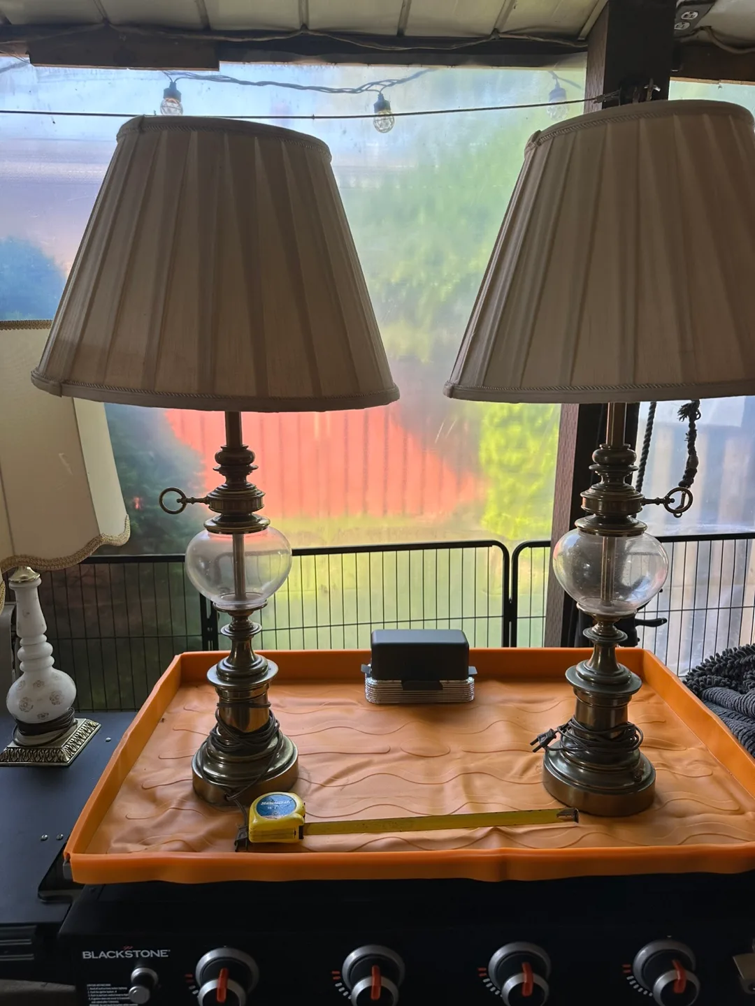 Vintage Brass Table Lamp thumbnail