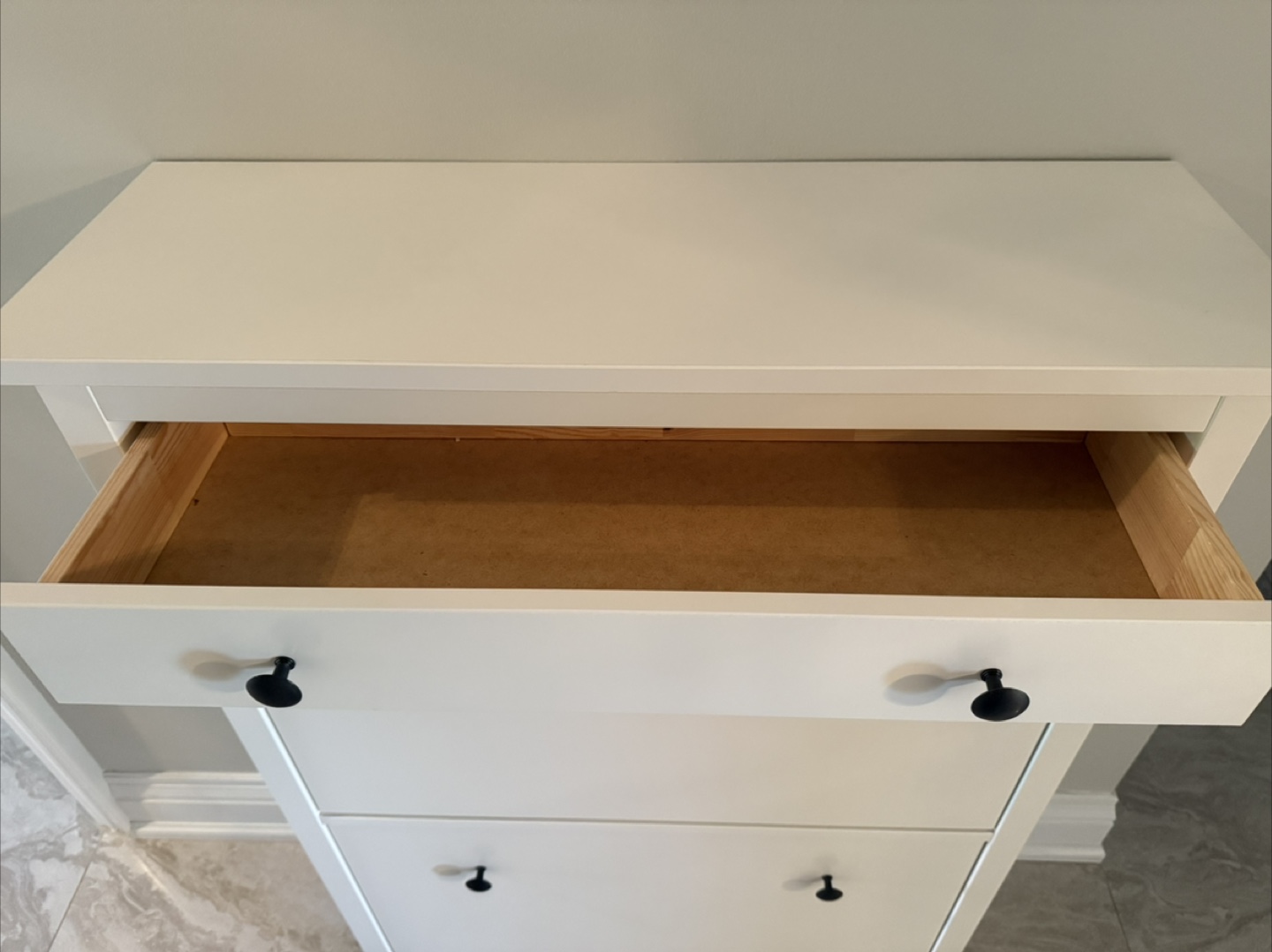 White Shoe Storage Cabinet in great condition - photo 2