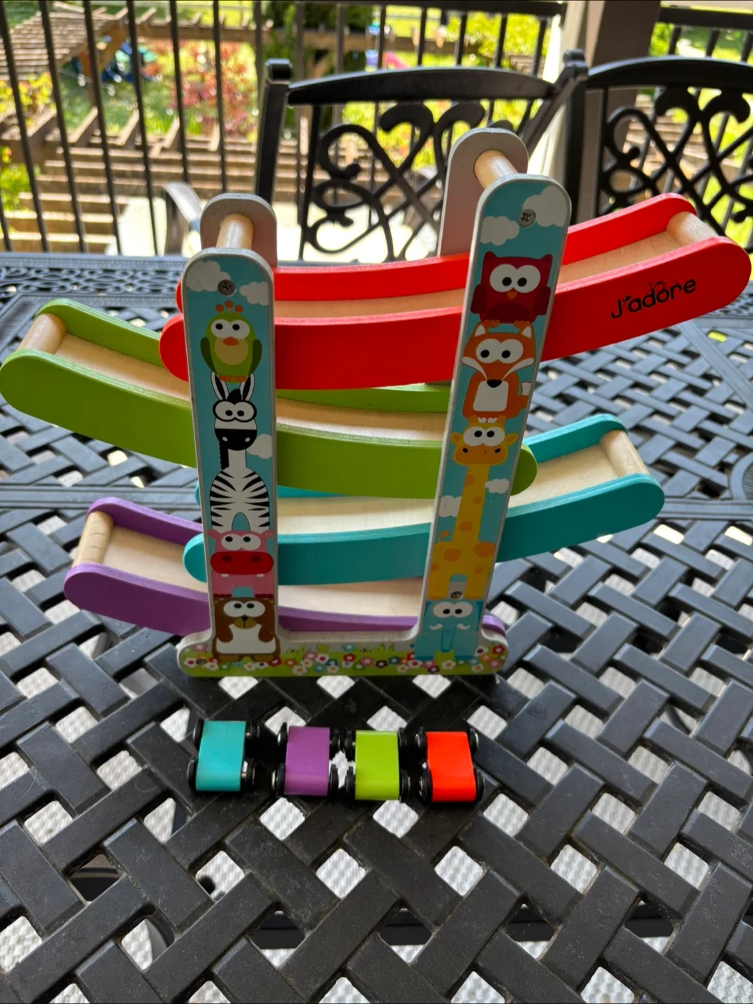 Wooden Car Ramp Toy thumbnail