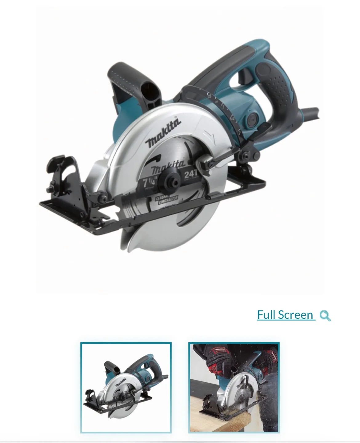 Makita 7-1/4" Hypoid Saw (skilsaw) thumbnail