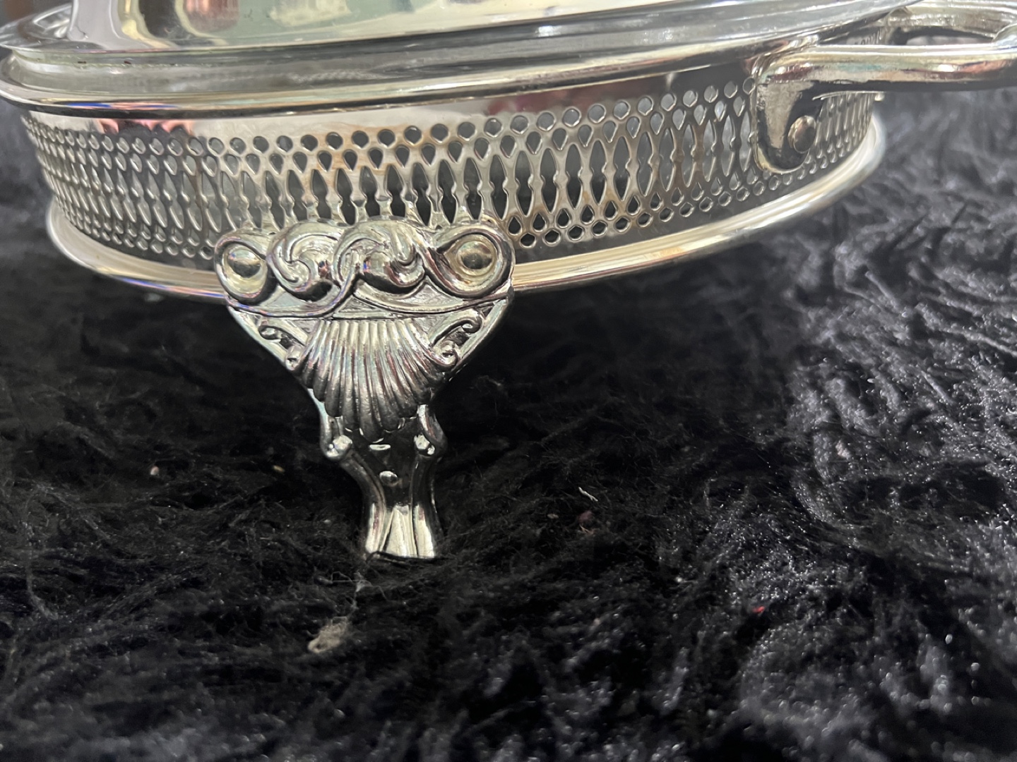 Silver Plated Casserole Warmer With Lid Vintage - photo 5